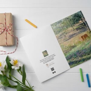 Brangus Calves Outside Monto Greeting Card