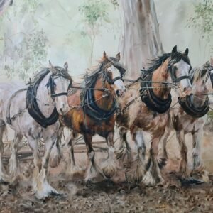 Harrowing Among The Gum Trees