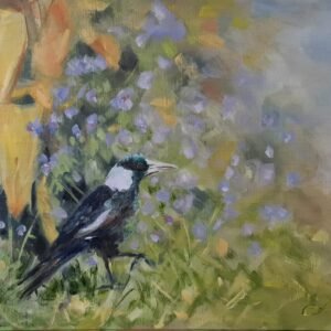 Magpie In The Garden