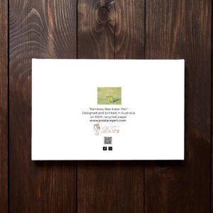 Rainbow Bee Eater Pair Greeting Card