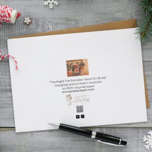 The Night The Reindeer Went On Strike Greeting Card