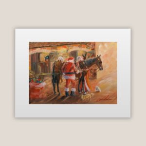 The Night The Reindeer Went On Strike Print