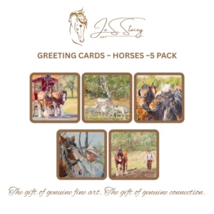 Horses - Greeting Cards - 5pk - Coming Soon!