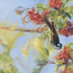 If A Soul Was A Blue-faced Honeyeater In A Drunken Parrot Tree