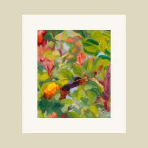 If A Soul Was A Rainbow Lorikeet In A Drunken Parrot Tree Print