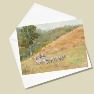 Early Morning Mail Run Greeting Card