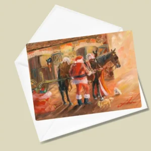 The Night The Reindeer Went On Strike Greeting Card