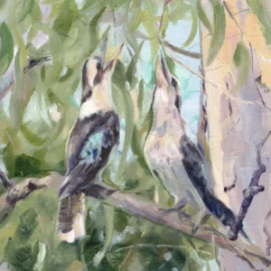 Kookaburras Laughing At Twilight